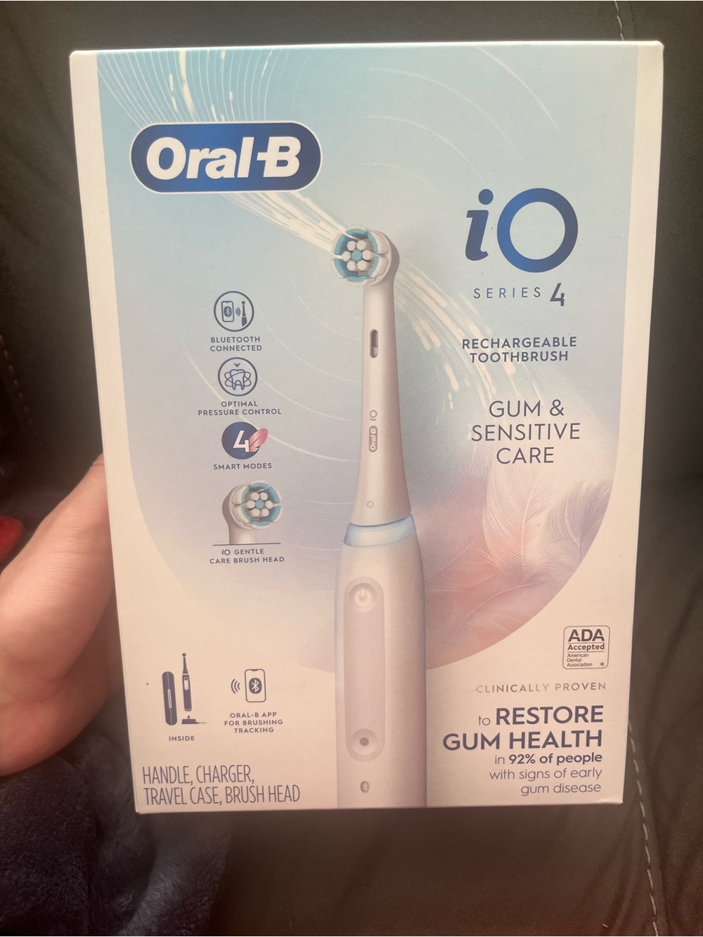 Oral-B iO Series 4 Rechargeable Toothbrush - White